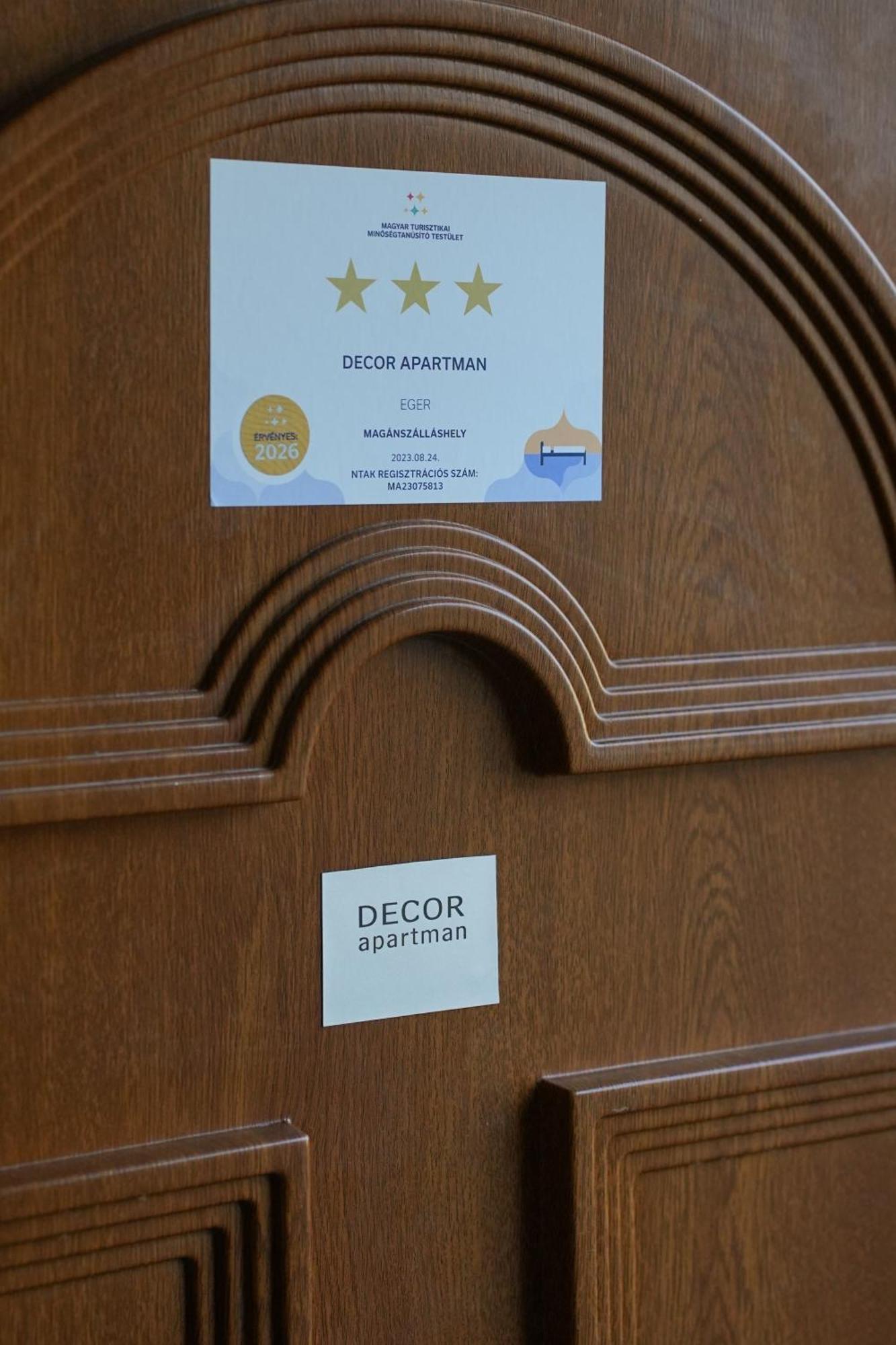 Decor Apartman Έγκερ Εξωτερικό φωτογραφία